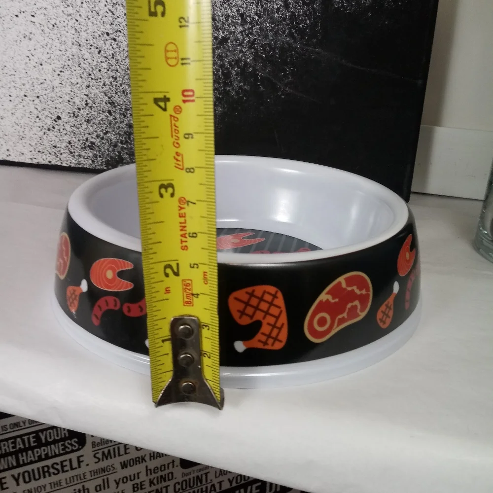 🔥4/$20 Dog Bowl NEW Meat Design Grill Food